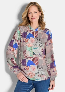Gedessineerde blouse thumbnail 1