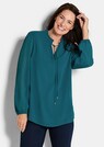 Chiffonbluse mit femininem Ausschnitt thumbnail 1