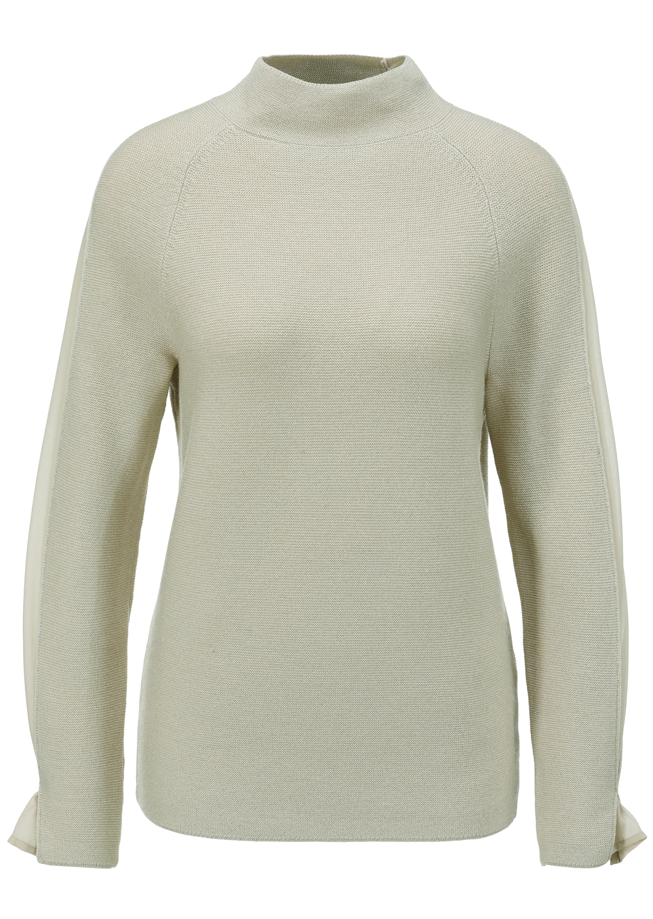 Merino wool & lustre yarn jumper