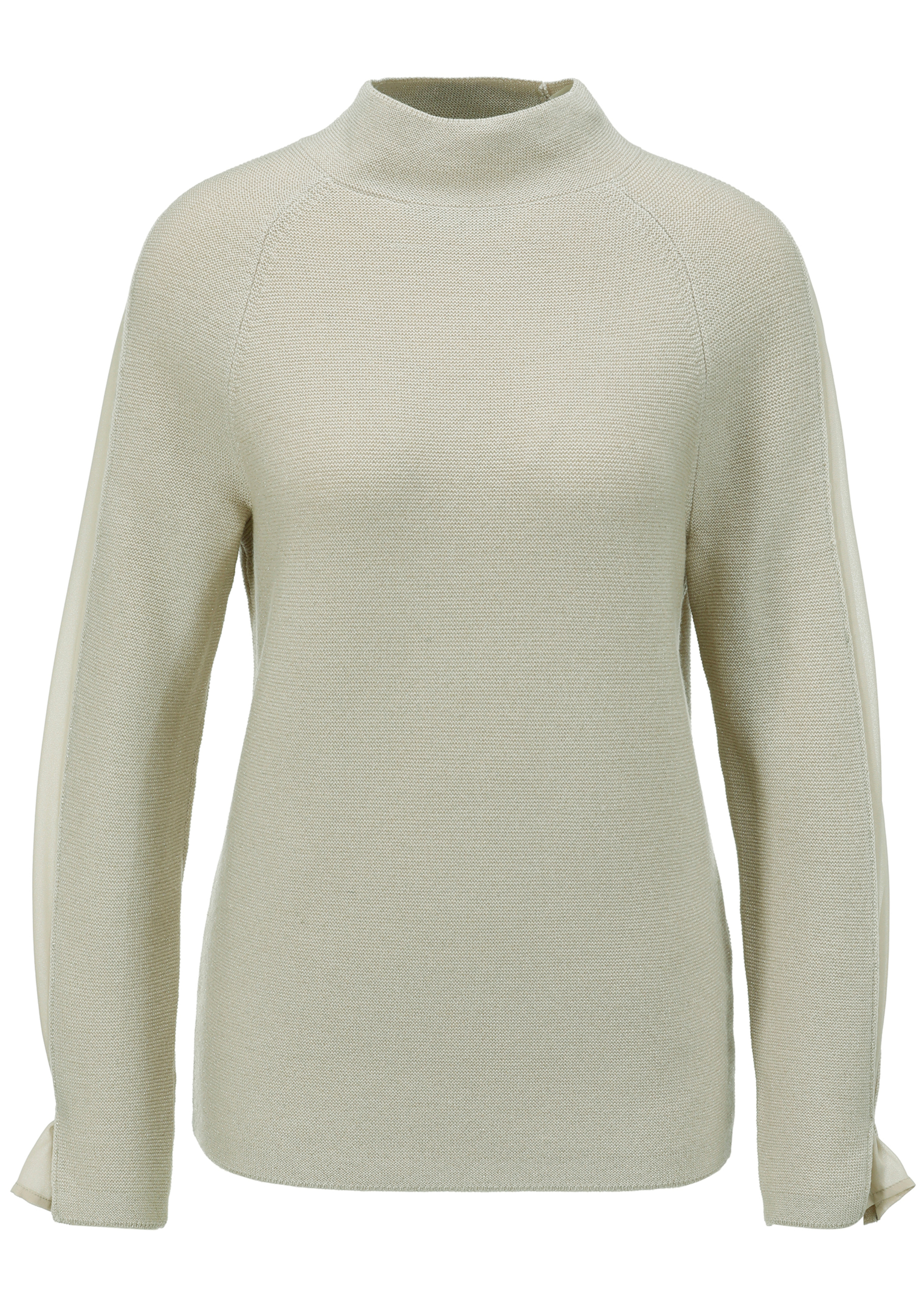 Merino wool & lustre yarn jumper