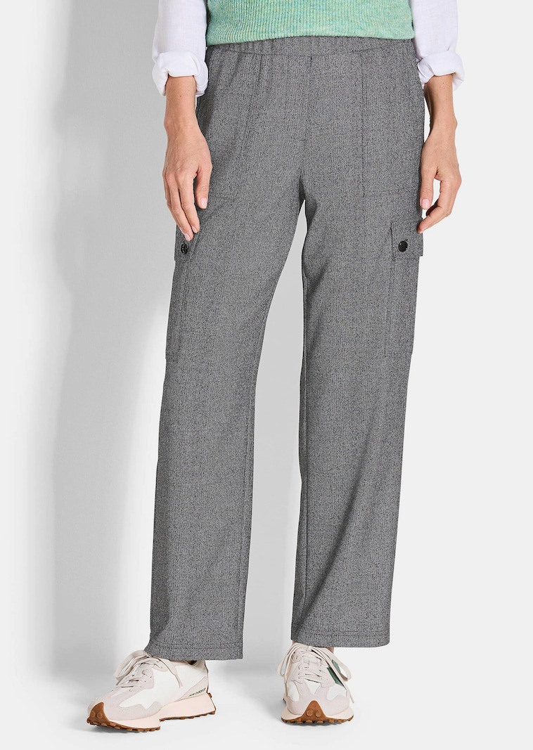 Cargohose VERA aus Viskose-Jersey