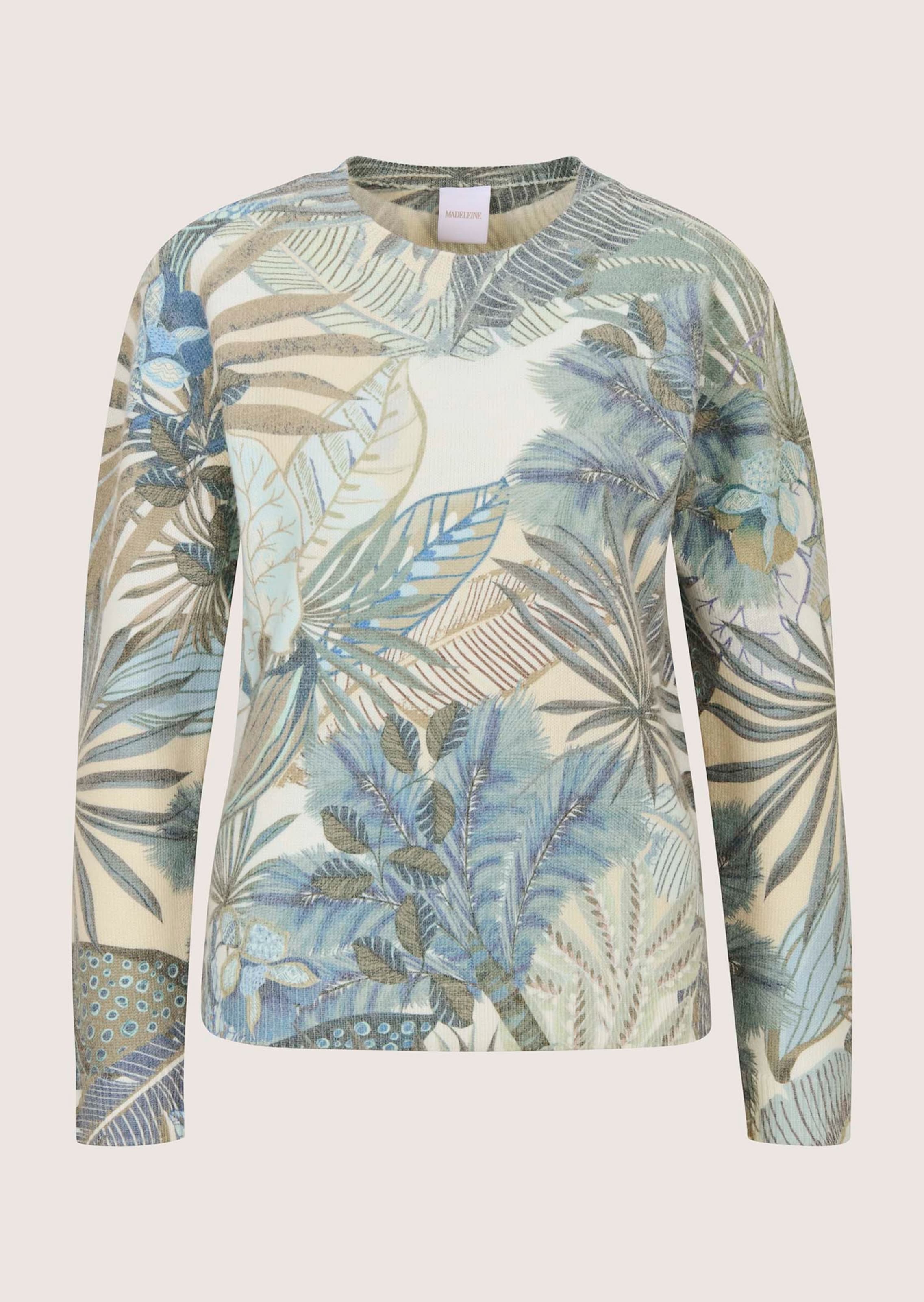 Pullover mit botanischem Print