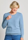 Pull en tricot avec motif torsadé en zigzag thumbnail 7