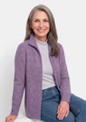Strickjacke in Rippenstruktur mit Reißverschluss thumbnail 3