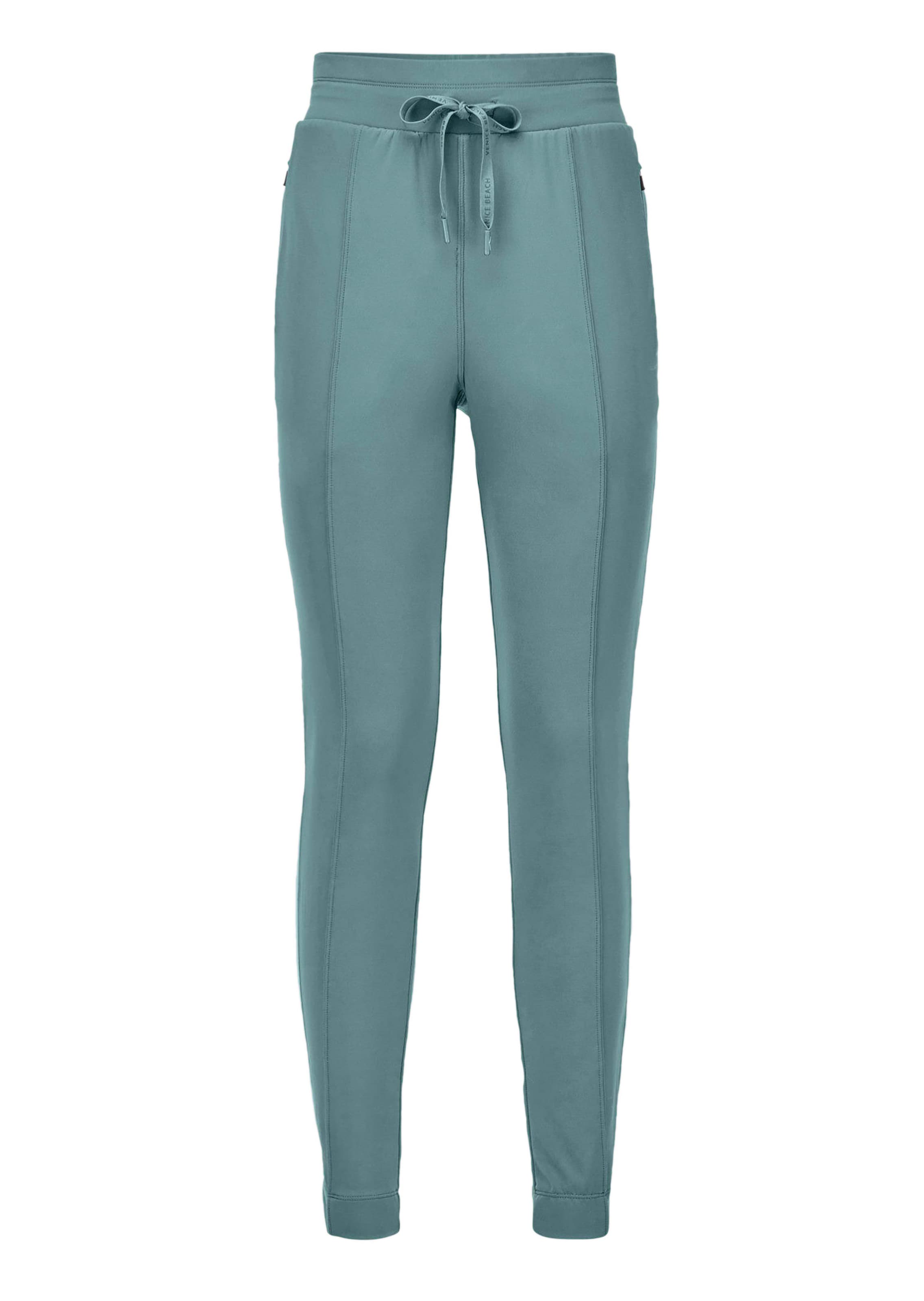 Schmale Freizeithose mit Reißverschlusstaschen