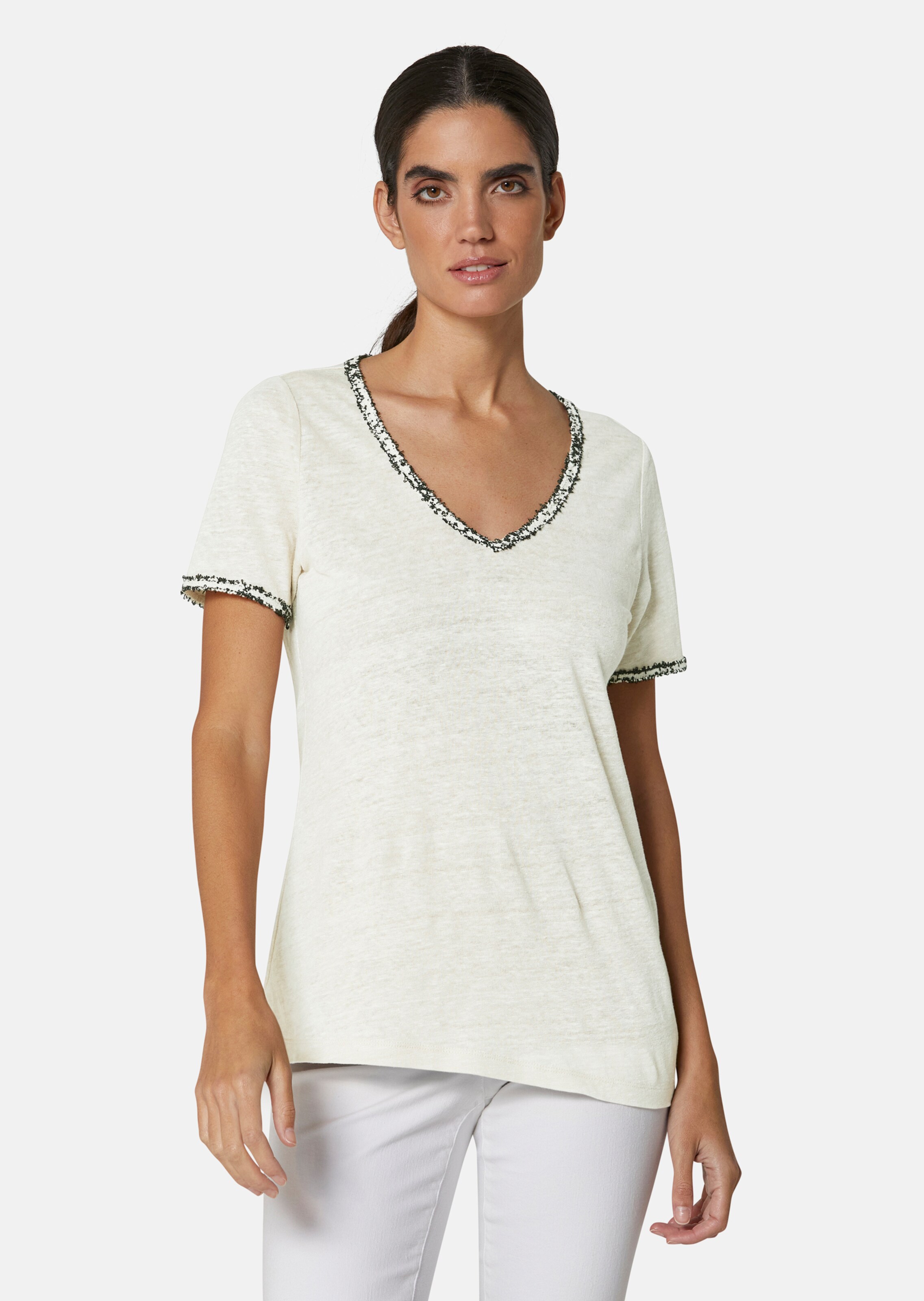 T-shirt. Pur lin