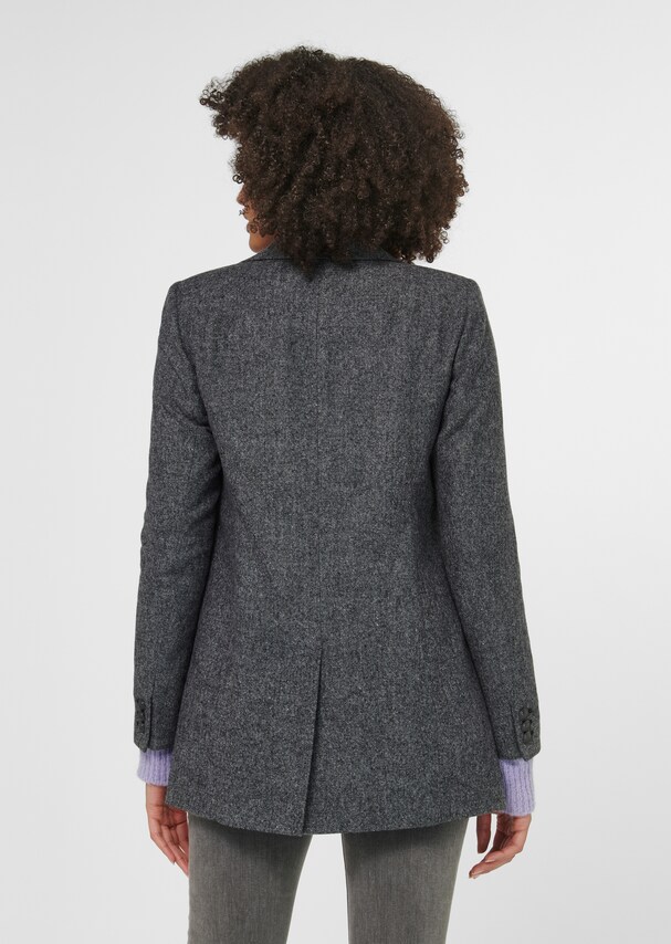 Langer Tweed-Blazer 2