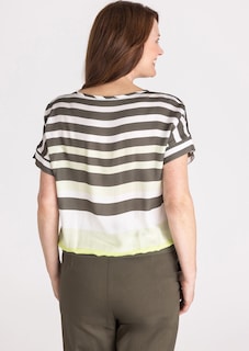 Blusenshirt mit Blockstreifen thumbnail 3