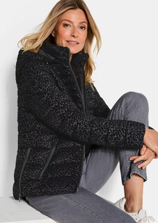 Veste matelassée avec imprimé animalier thumbnail 4