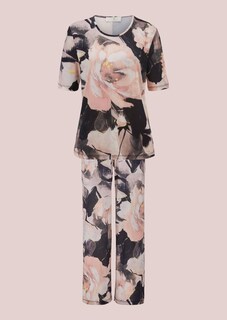 Pyjama avec grand imprimé fleuri thumbnail 4