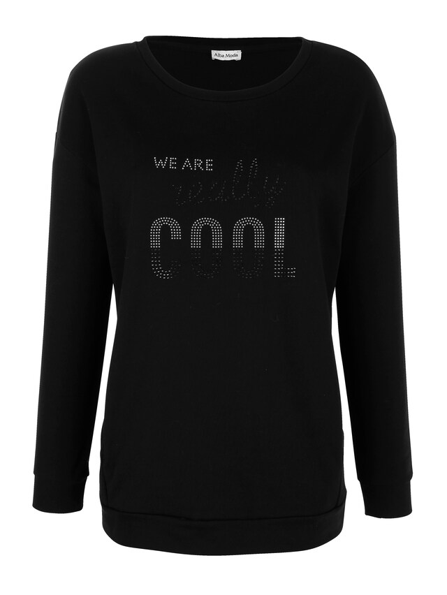 Shirt mit Steinchenzier im Vorderteil 3