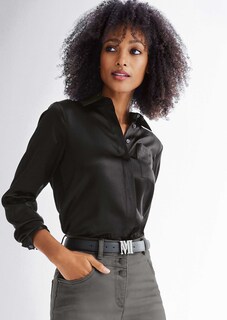 Bluse mit Strick-Rückteil thumbnail 6