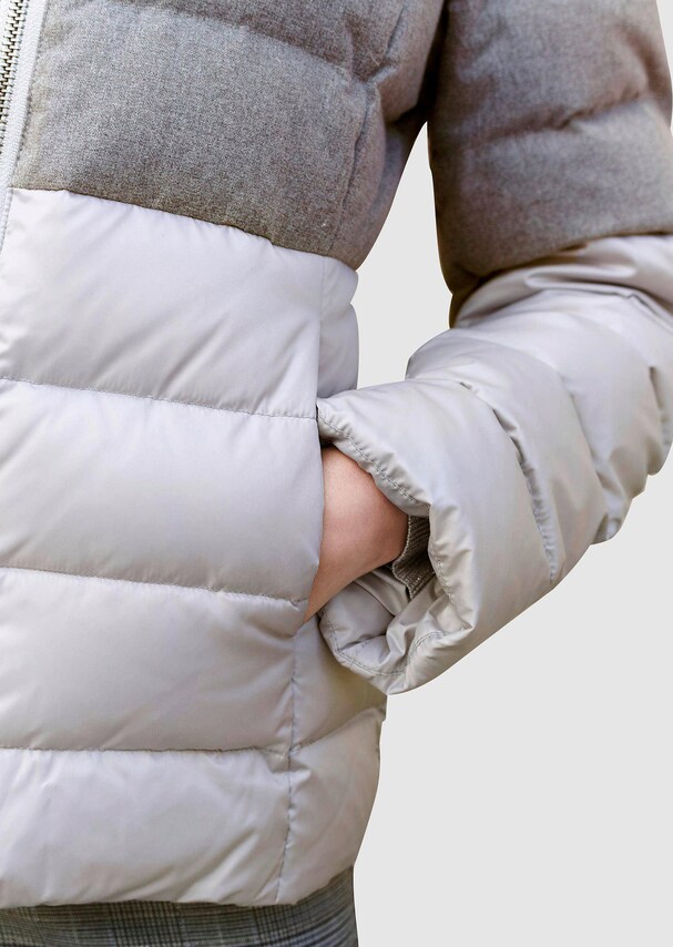 Jacke im Colourblocking-Dessin 3