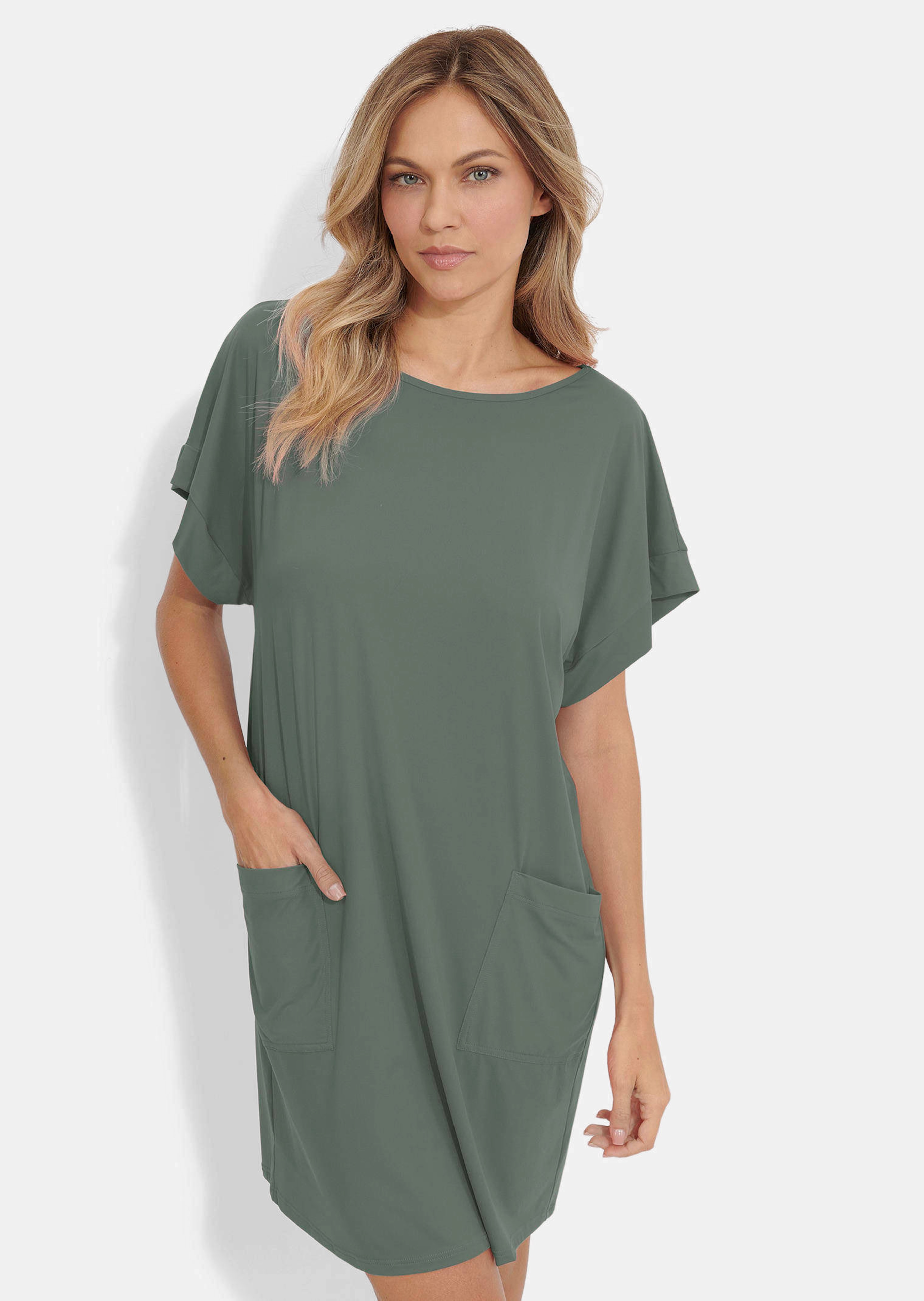 Legeres Strandkleid aus glatter Funktionsware