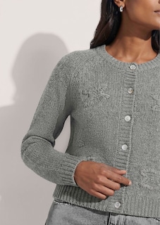 Kaschmir-Strickjacke mit Handstickerei thumbnail 5
