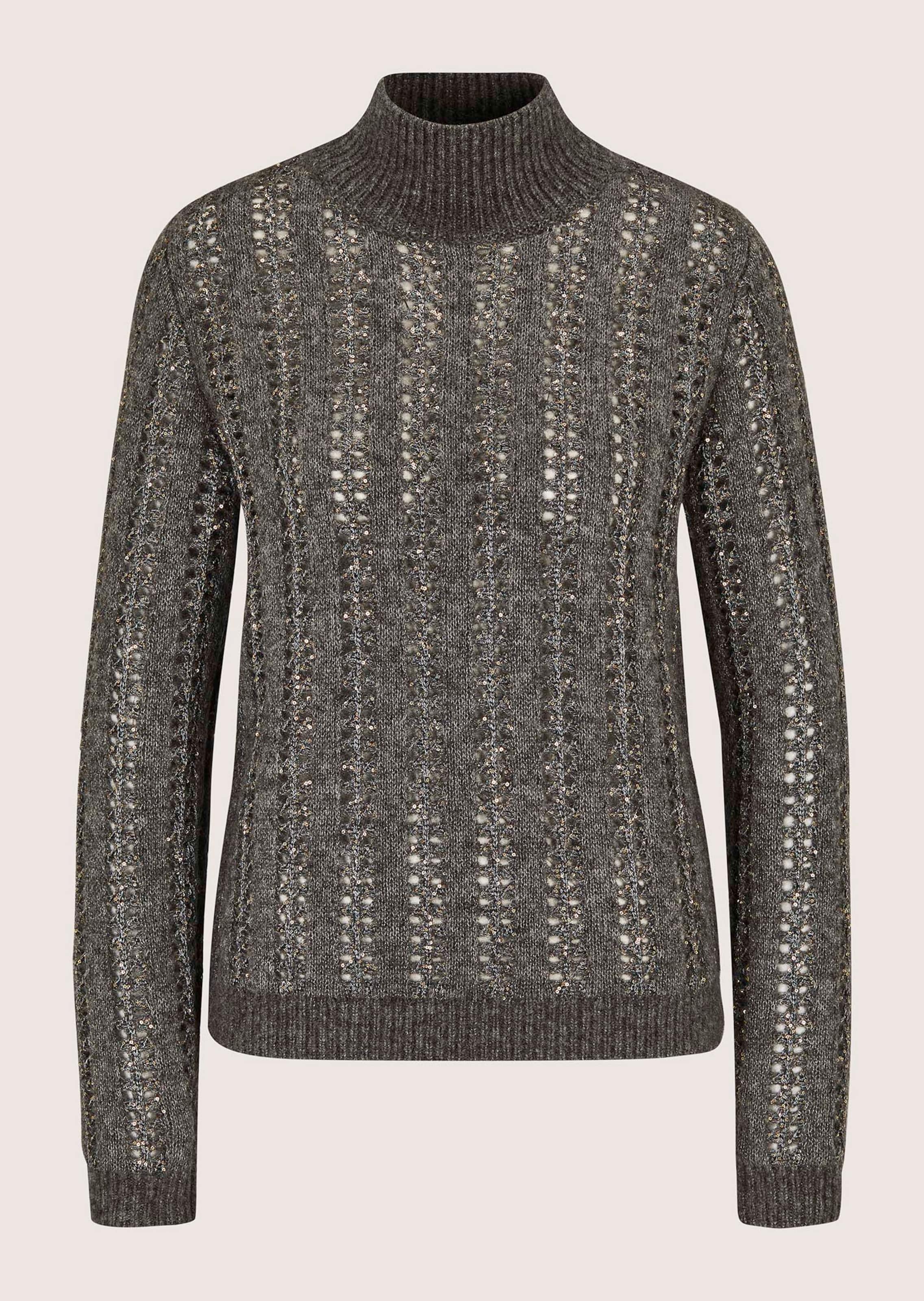 Pull ajouré brillant