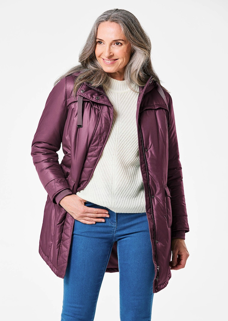 Sportiver Anorak mit warmer Wattierung