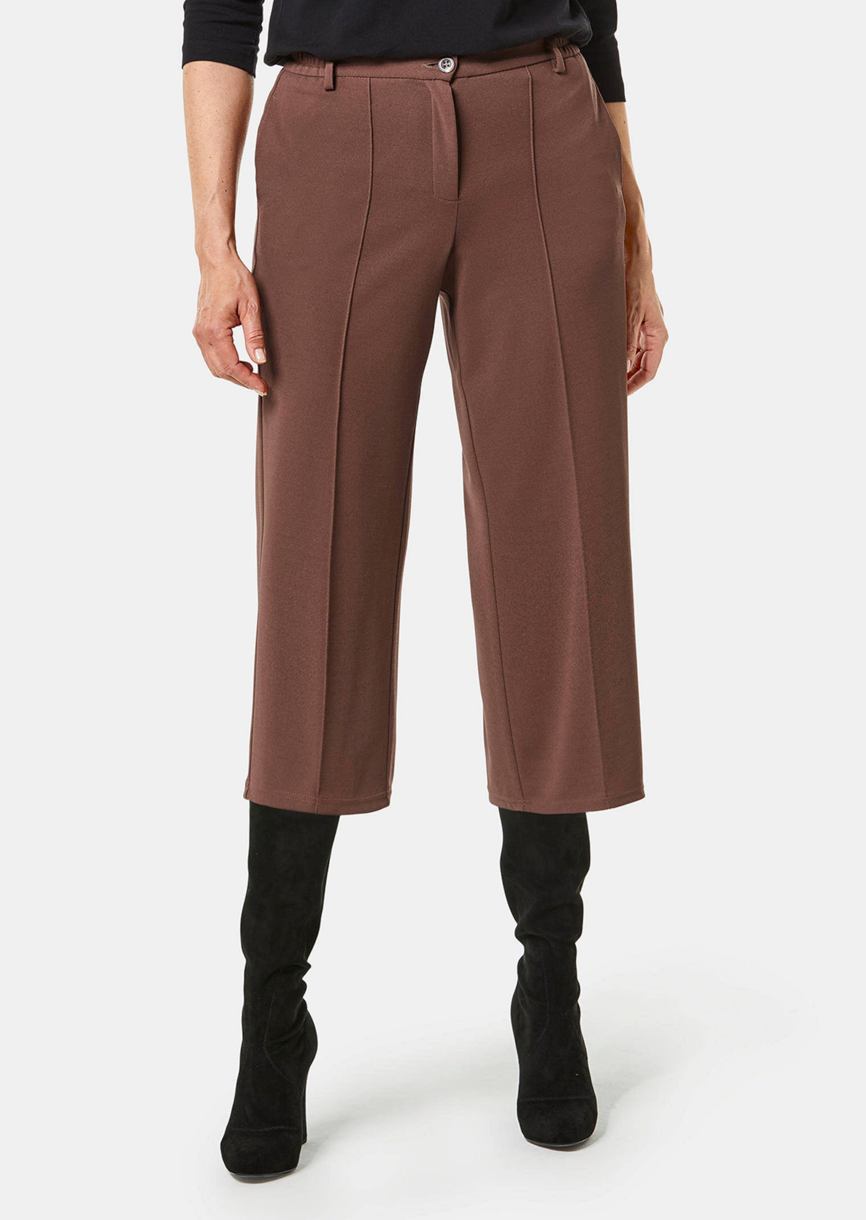 Pantalon à liseré allongeant