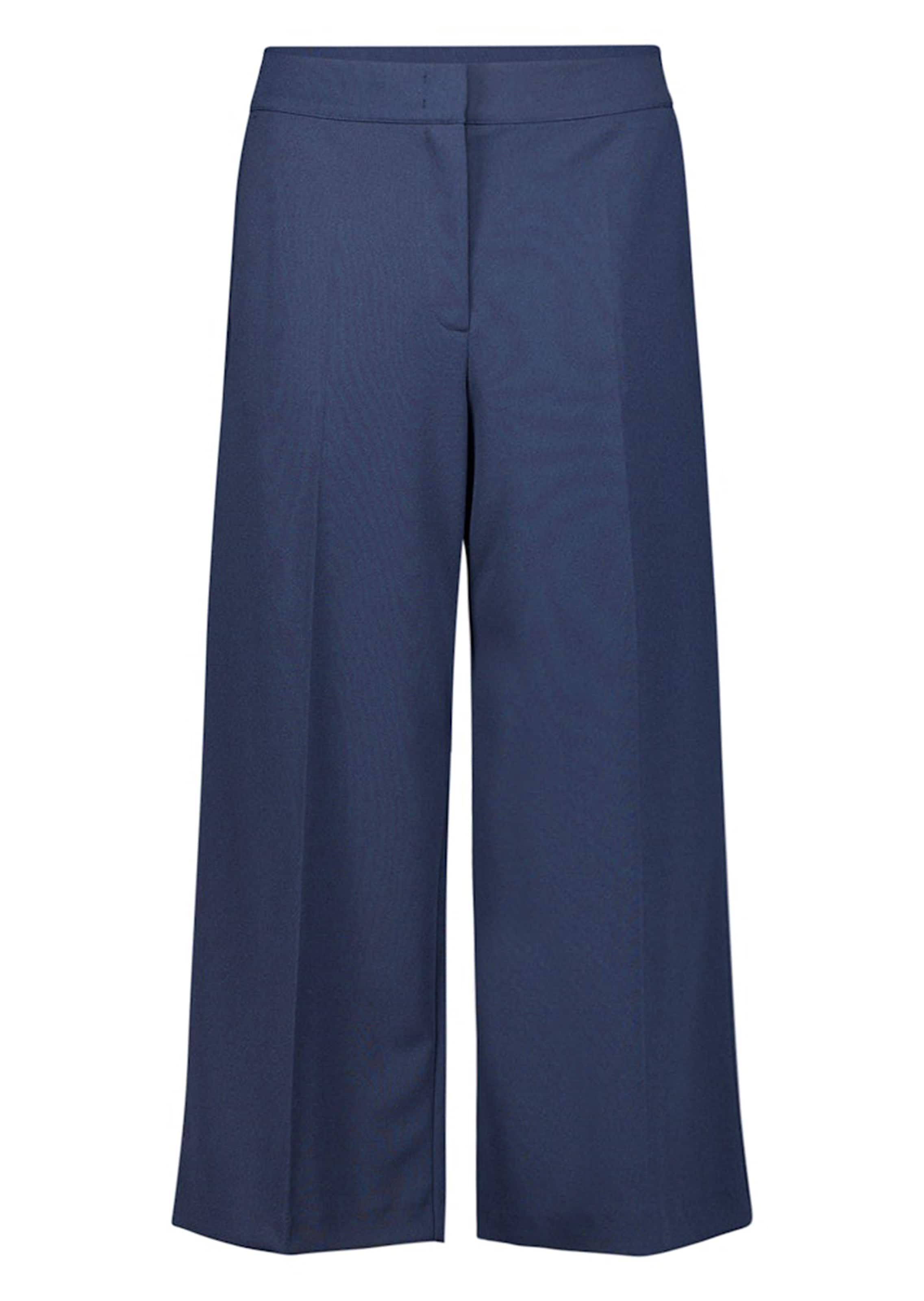 Culotte van softstretch met gestreken vouwen