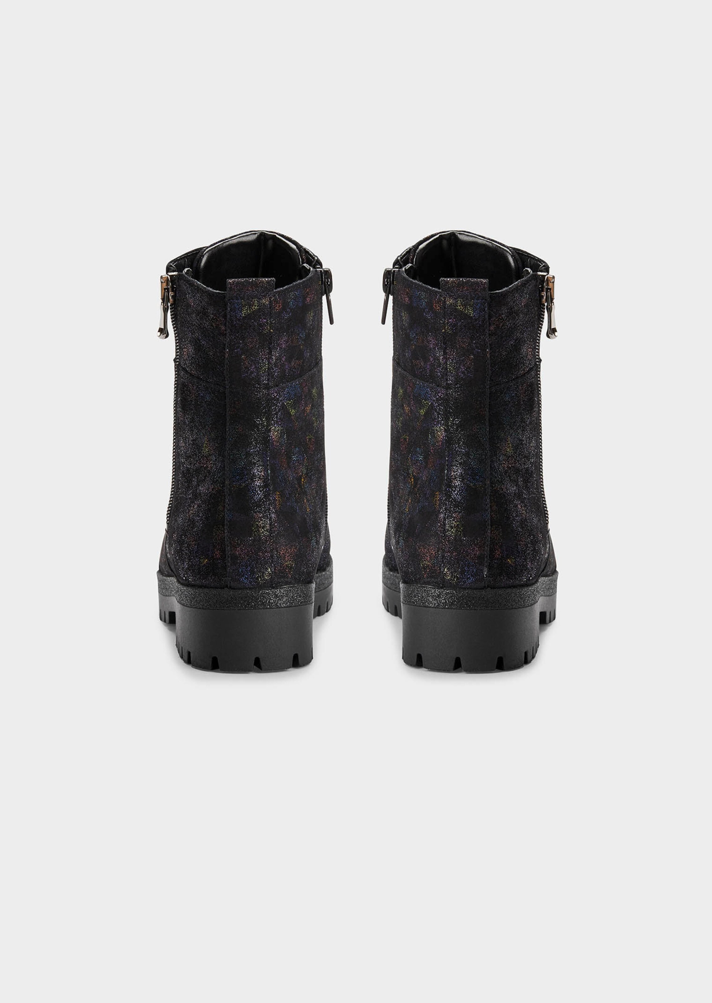 GLAMORA Military Damen-Stiefel Mit Schnürung & Reißverschluss – Urbane Winter Stiefel Mit Rutschfester Sohle & Plattform