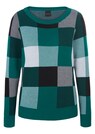 Jacquardpullover aus reiner Baumwolle thumbnail 1