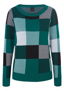 Jacquardpullover aus reiner Baumwolle thumbnail 1
