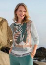 Blouse fluide en satin et jersey de viscose thumbnail 7