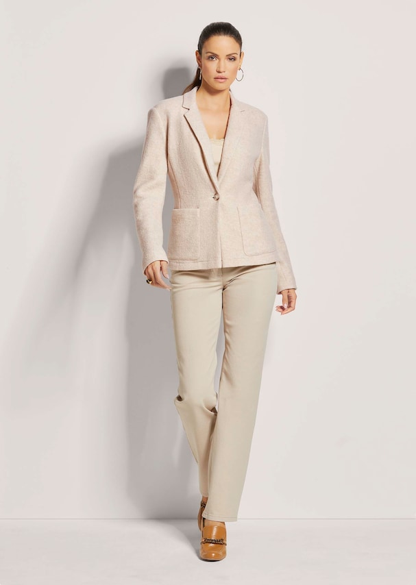 Blazer aus gekochter Wolle 1