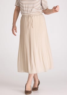 Plisseerock mit Tunnelzug und Bindeband thumbnail 1