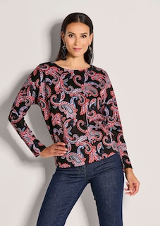 Kimono-Sweatshirt mit All-over-Print thumbnail 1