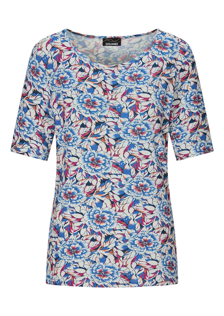 T-shirt en jersey à encolure bateau