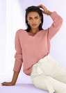 Langarm-Pullover mit V-Ausschnitt thumbnail 7