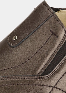 Élégants mocassins en cuir souple thumbnail 3