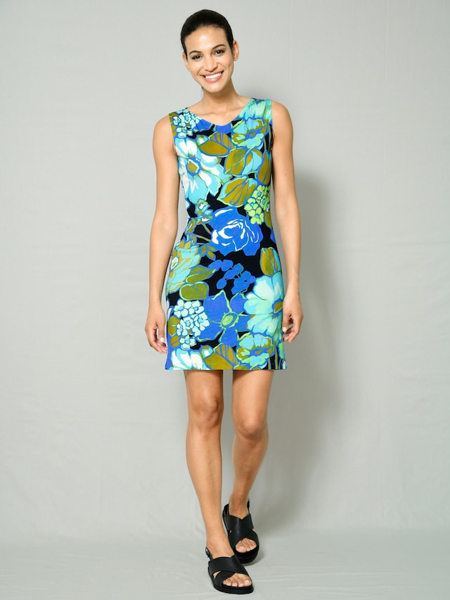 Strandkleid in sommerlichem Farbdessin