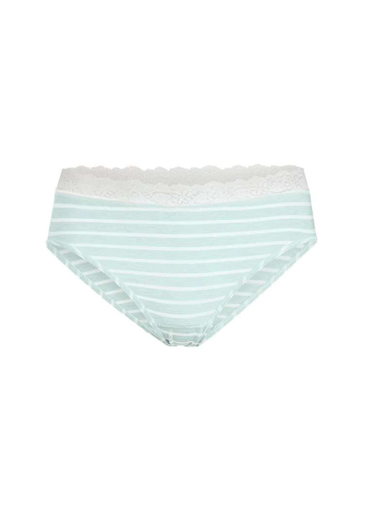 Viscose tailleslip met kant