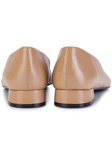 Flache Leder-Ballerinas in spitzer Form thumbnail 2