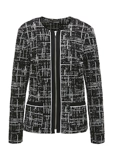 Veste légère en jersey jacquard thumbnail 6