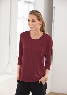 Shirt mit Rundhals und 3/4-Arm thumbnail 5