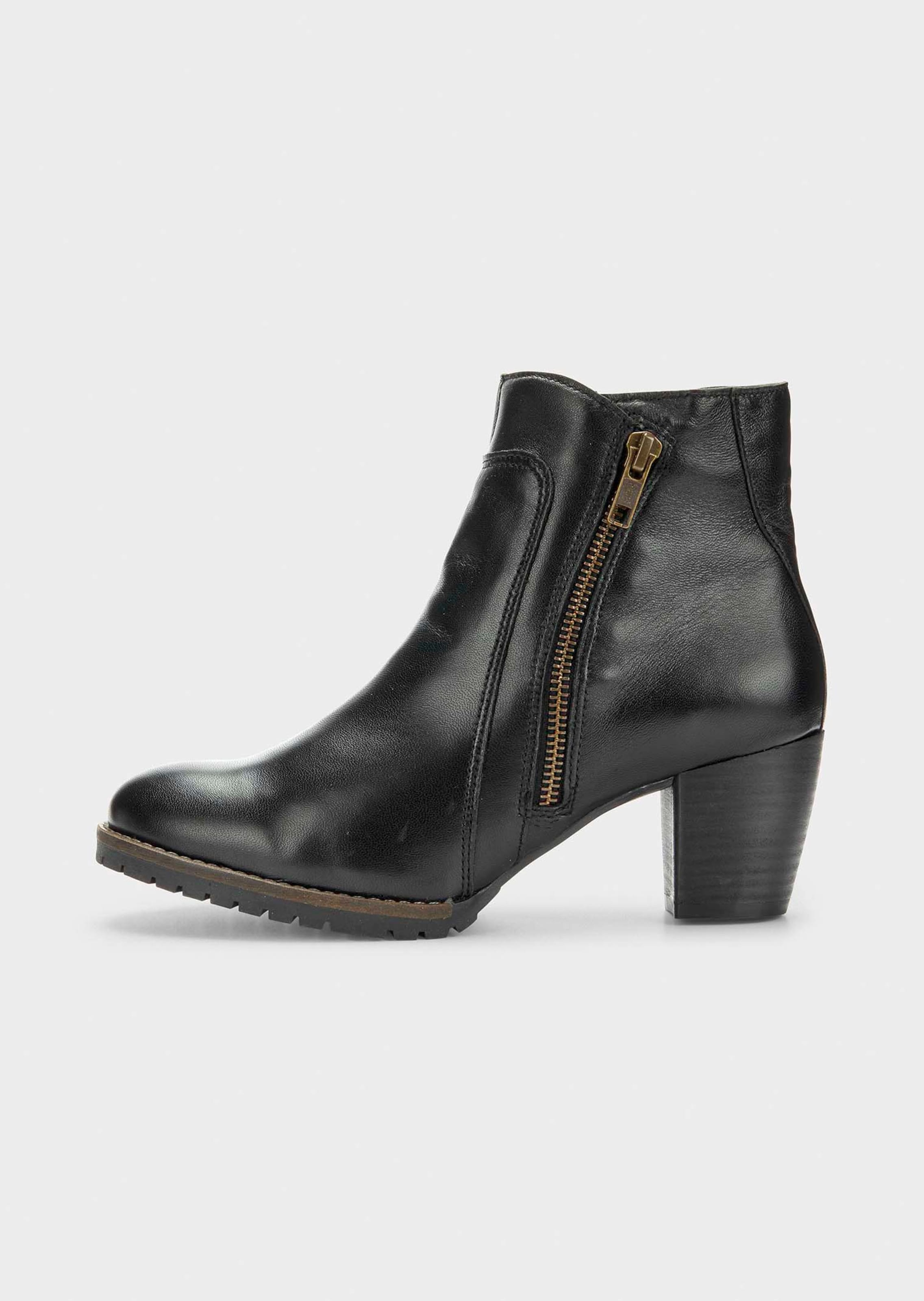 Bottines en cuir véritable