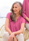 T-shirt en jersey de viscose aéré thumbnail 7