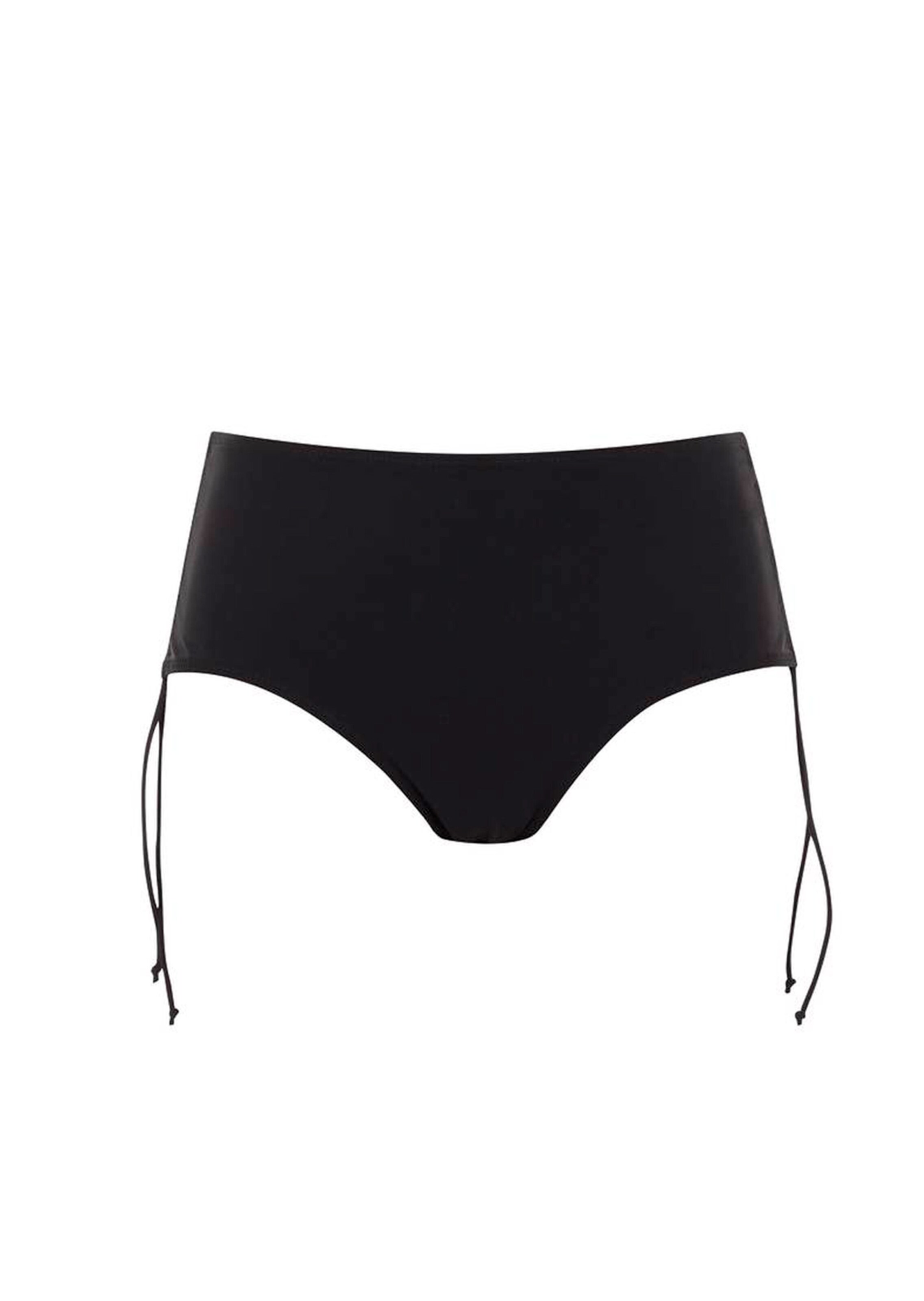 Bikinihose mit seitlicher Raffung
