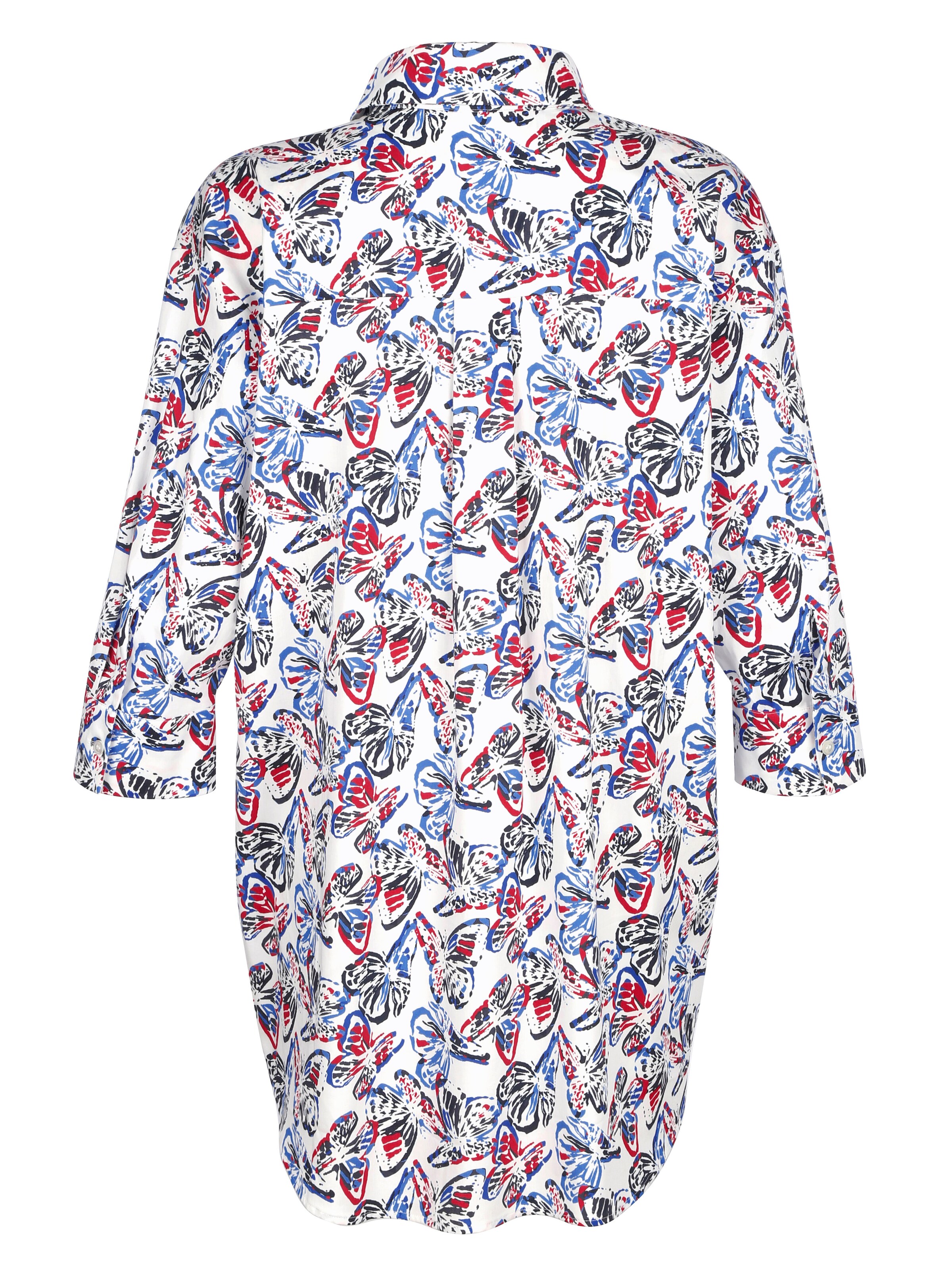 Hemdbluse mit Alloverdruck