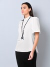 Bluse mit femininem Stehkragen thumbnail 4