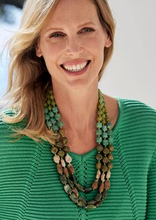 Collier de perle, aspect pierre naturelle thumbnail 2