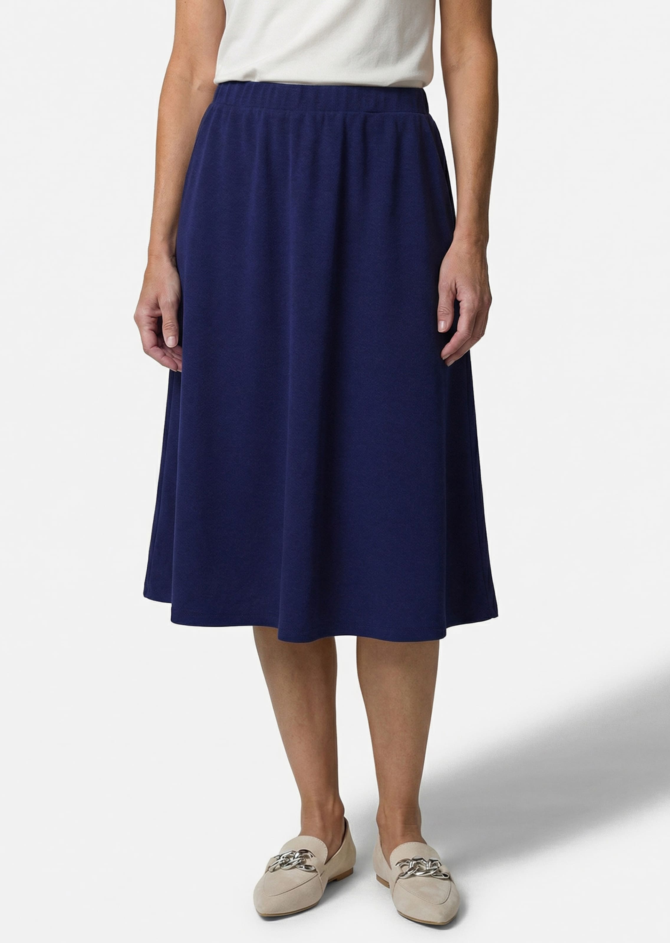 Schwingender Jersey-Rock mit Schlupfbund