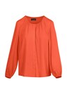 Satijnen blouse met blinde knoopsluiting thumbnail 6