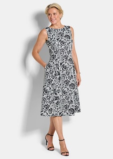Elegantes Kleid aus Crêpe-Jersey thumbnail 1
