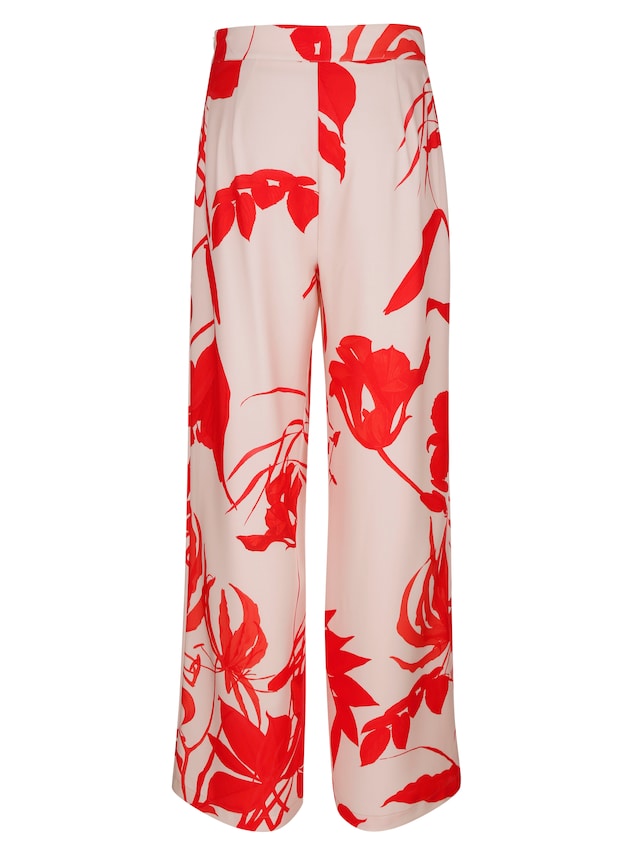 Hose mit floralem Print