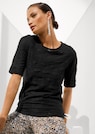 Rundhals-Shirt mit Struktur thumbnail 7