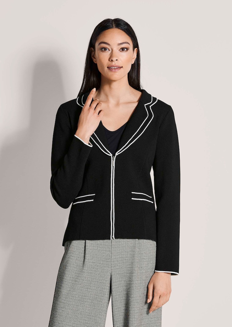 Eleganter Strickblazer